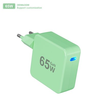 65W GaN Fast Charger Wall Plug, Compact & Portable for MacBook iPhone 15 Samsung iPad USBC Charger All-in-One